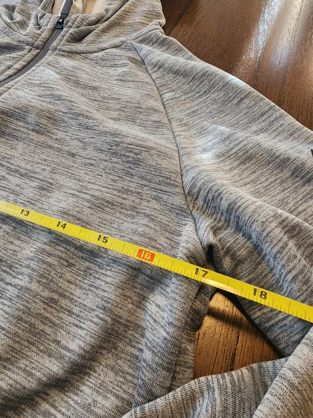Nike Boy's Light Gray Full-Zip Hoodie Jacket L